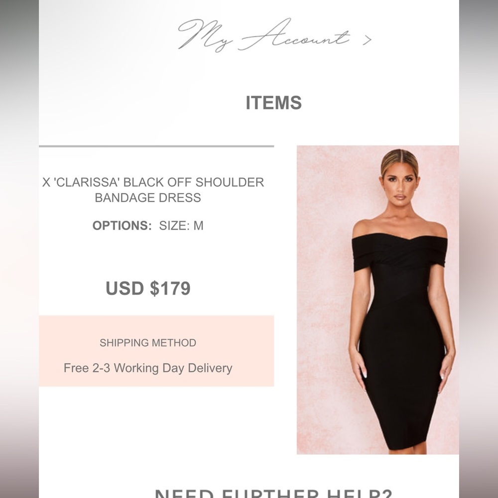 Black Medium Bandage HouseobCb Dress.